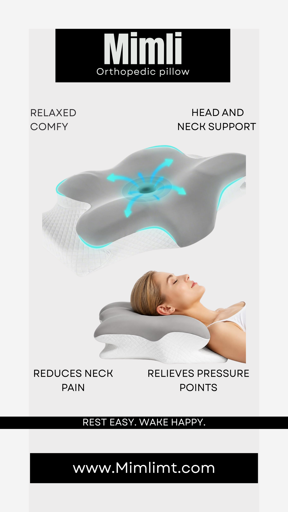 Cervical Memory Foam Pillow