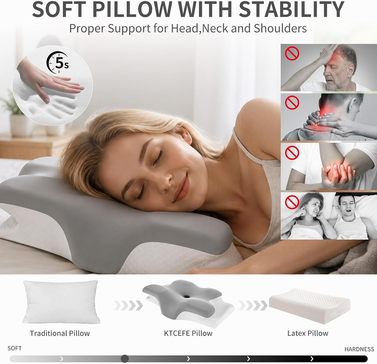 Cervical Memory Foam Pillow