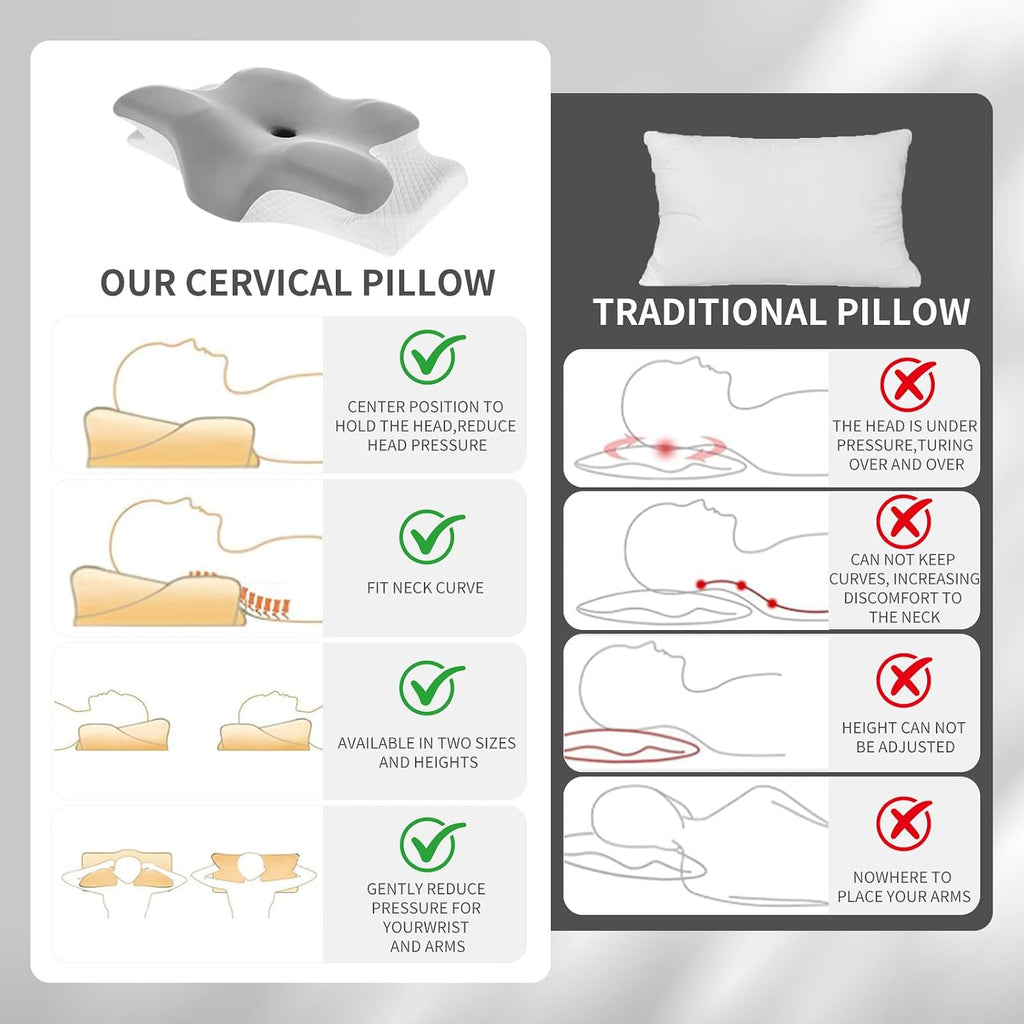 Cervical Memory Foam Pillow